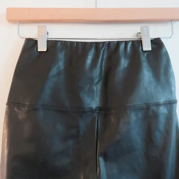 ARITZIA WILFRED Daria Black Faux Leather Leggings - Size S - Picture 9 of 15